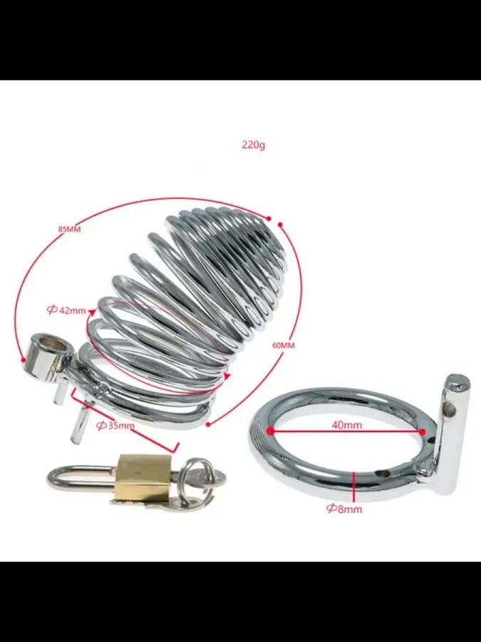 Пояс верности "Клетка целомудрия" — фото 6