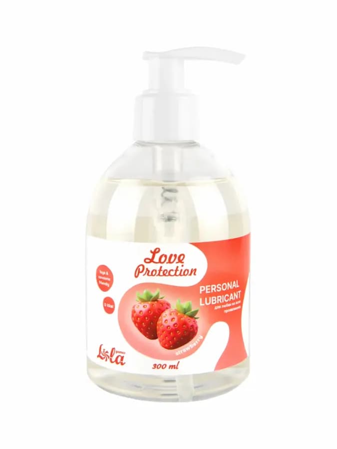 Лубрикант Love Protection Strawberry