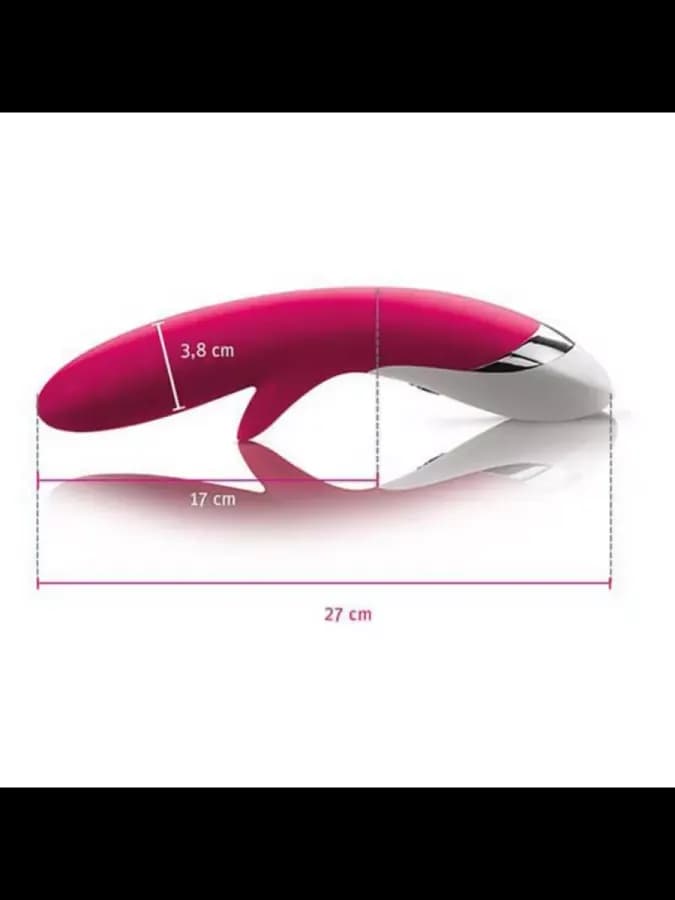 Вибратор Mystim Danny Divido вишневый — фото 3