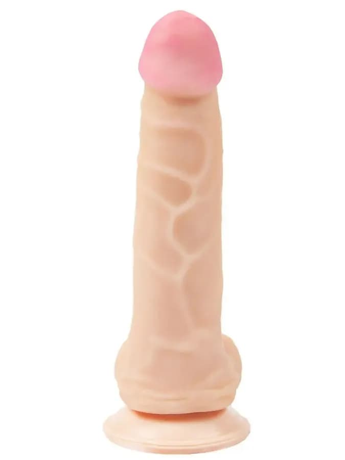 Реалистичный фаллоимитатор на присоске, 18см — фото 2