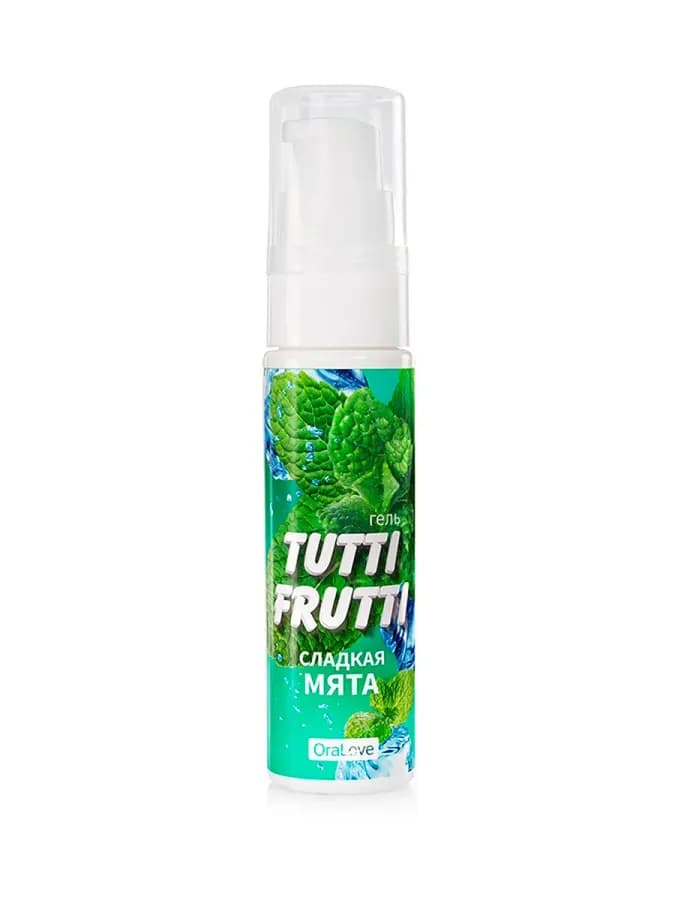 Интимная смазка съедобная TUTTI-FRUTTI СЛАДКАЯ МЯТА 30 г