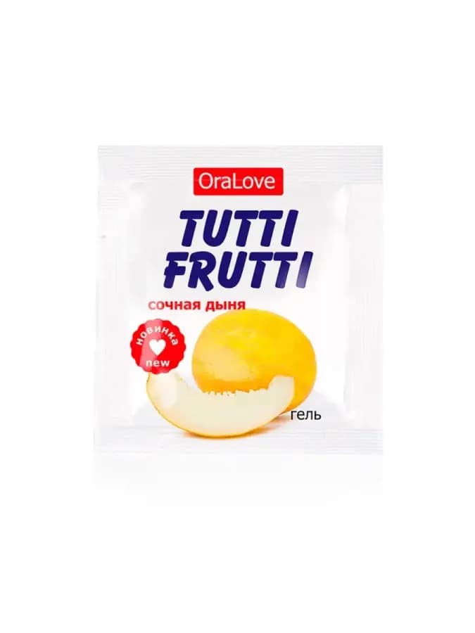 Гель TUTTI-FRUTTI СОЧНАЯ ДЫНЯ одноразовая упаковка 4 г