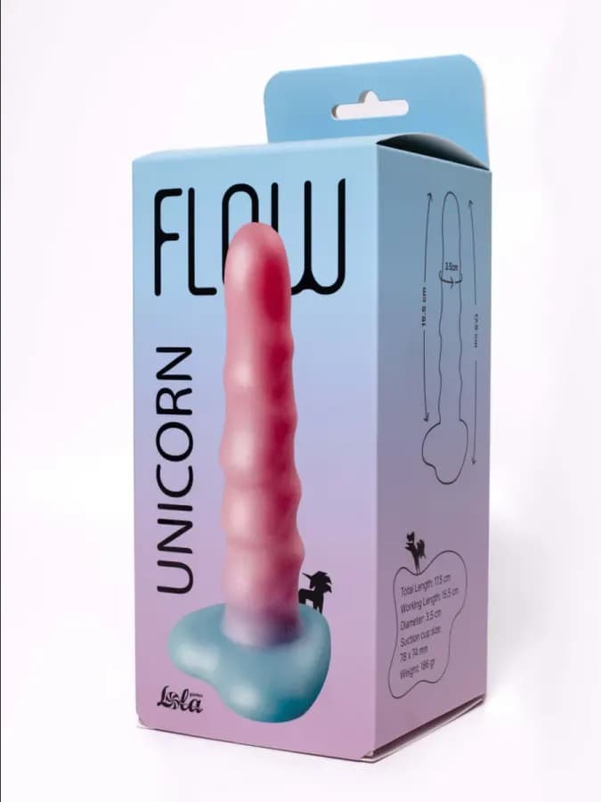 Нереалистичный дилдо Unicorn Light
