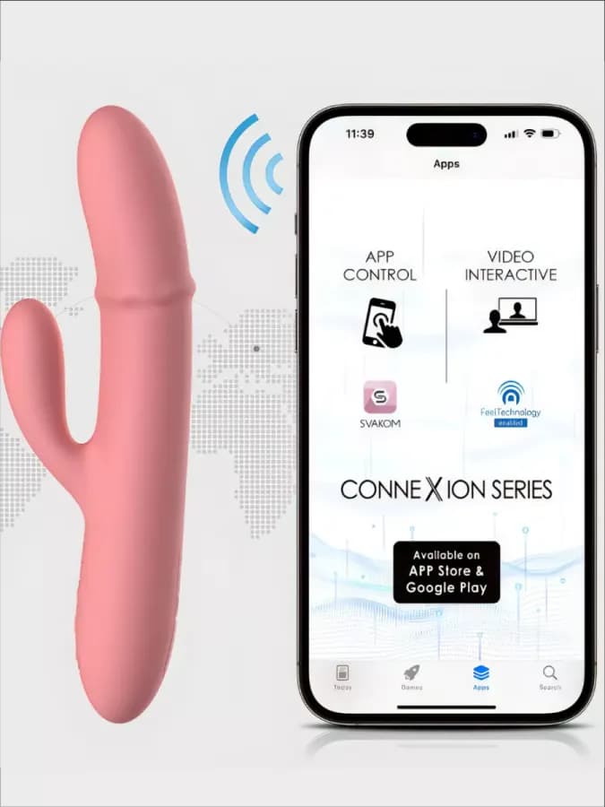 Интерактивный кролик-вибратор Mora Neo c подвижным кольцом из бусин от SVAKOM — фото 2
