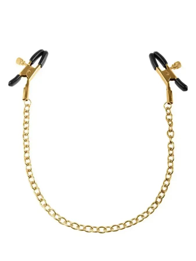 Зажимы на грудь Chain Nipple Clamps соединенные цепочкой