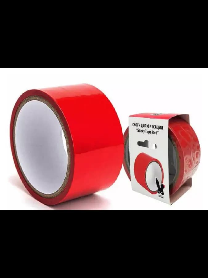 Скотч для фиксации Sticky tape Red красный
