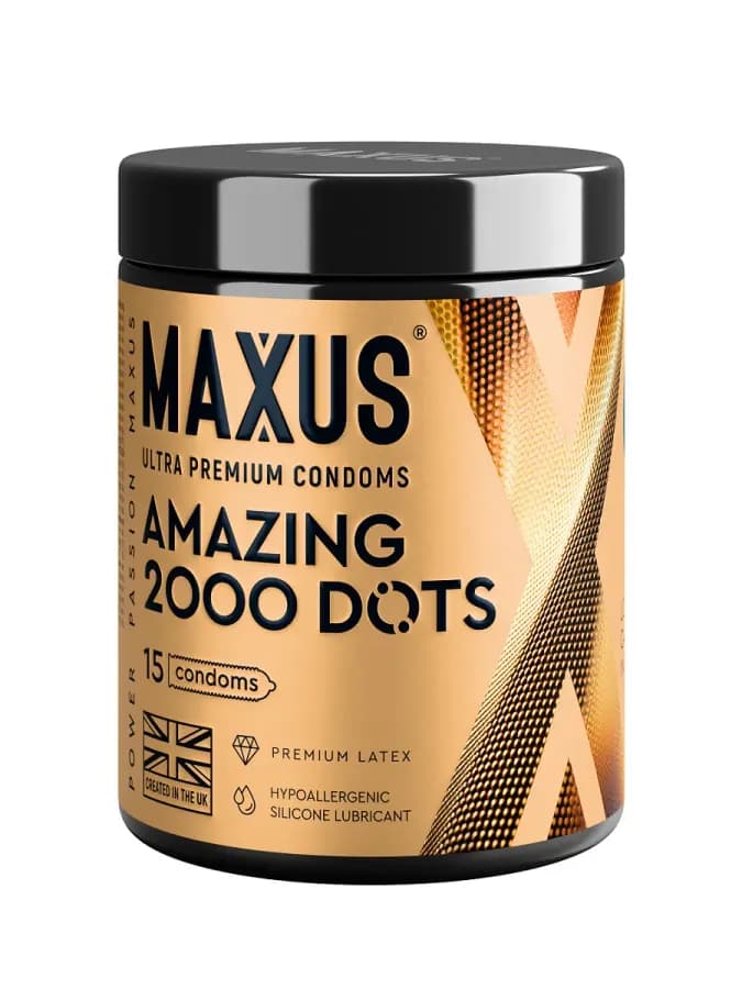 Презервативы с 2000 точек Amazing, 15 шт