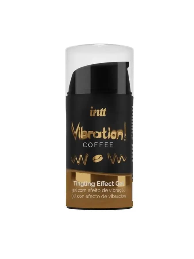 Интимный гель с эффектом вибрации Vibration! Coffee - 15 мл