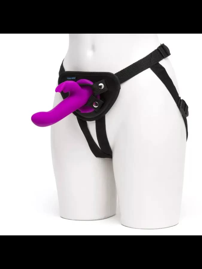 Страпон Happy Rabbit Strap-on Kit фиолетовый — фото 2
