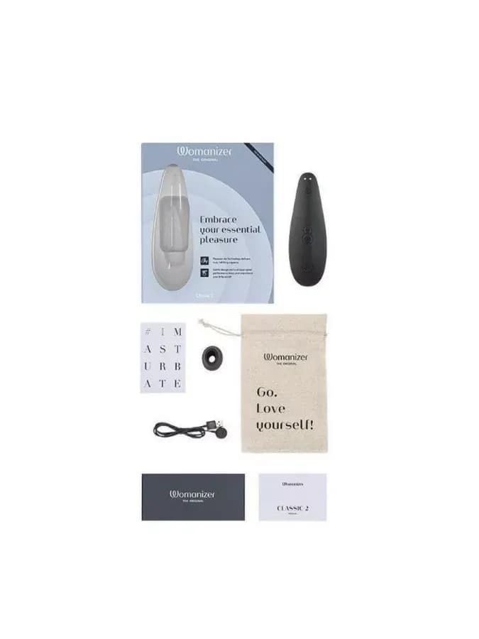 Бесконтактный клиторальный стимулятор Womanizer Classic 2 черный — фото 2