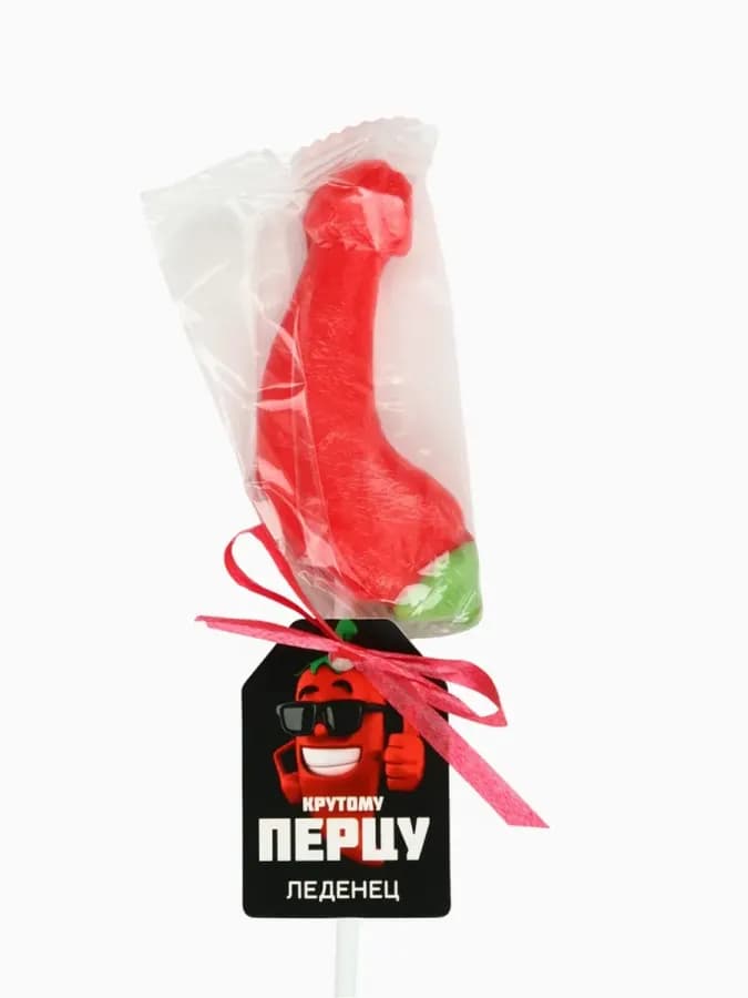 Леденец "Крутому перцу", вкус клубника — фото 3