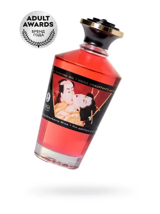 Масло SPARKLING STRAWBERRY WINE разогревающее 100мл