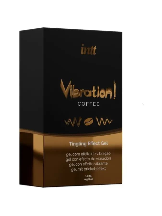 Интимный гель с эффектом вибрации Vibration! Coffee - 15 мл — фото 3