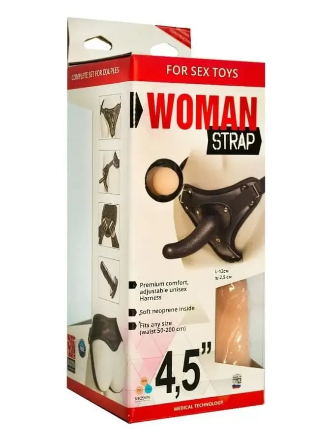 Страпон с вагинальной пробкой Woman Strap