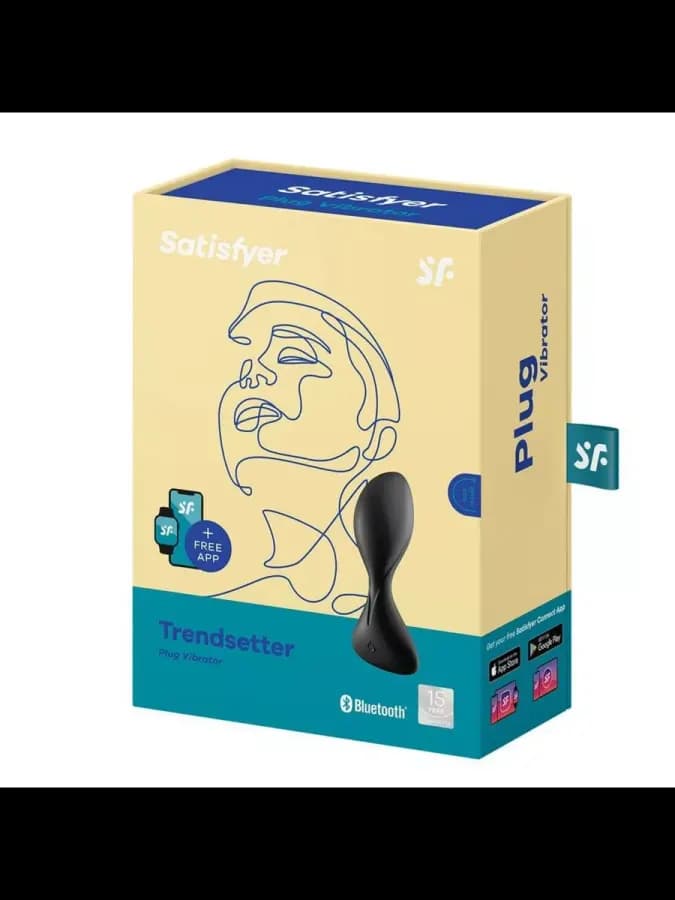 Анальный вибратор Satisfyer Trendsetter черный (Connect App) — фото 2