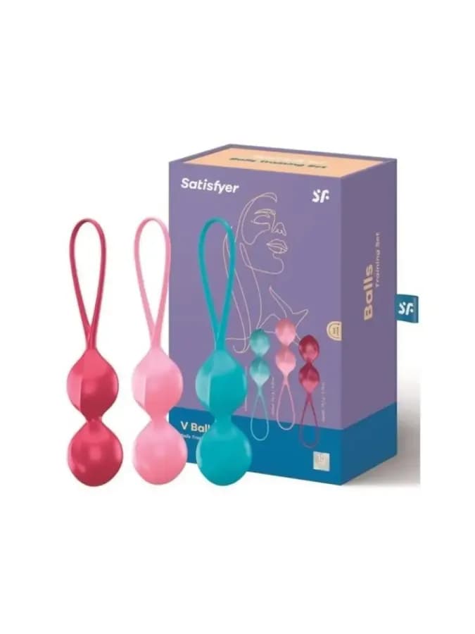 Вагинальные шарики Satisfyer V Balls (набор из 3шт.)