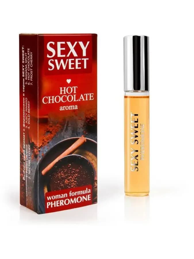 Парфюмированное средство для тела SEXY SWEET HOT CHOCOLATE с феромонами, 10 мл