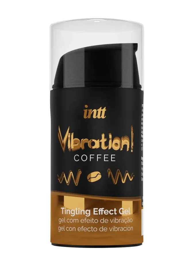 Возбуждающий гель с эффектом вибрации Vibration! Coffee от INTT 15 мл — фото 2