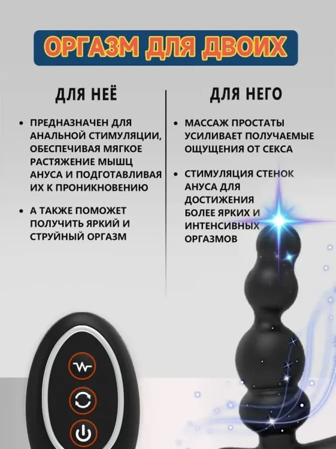 Массажер для простаты с функцией вращения на 360 градусов — фото 2