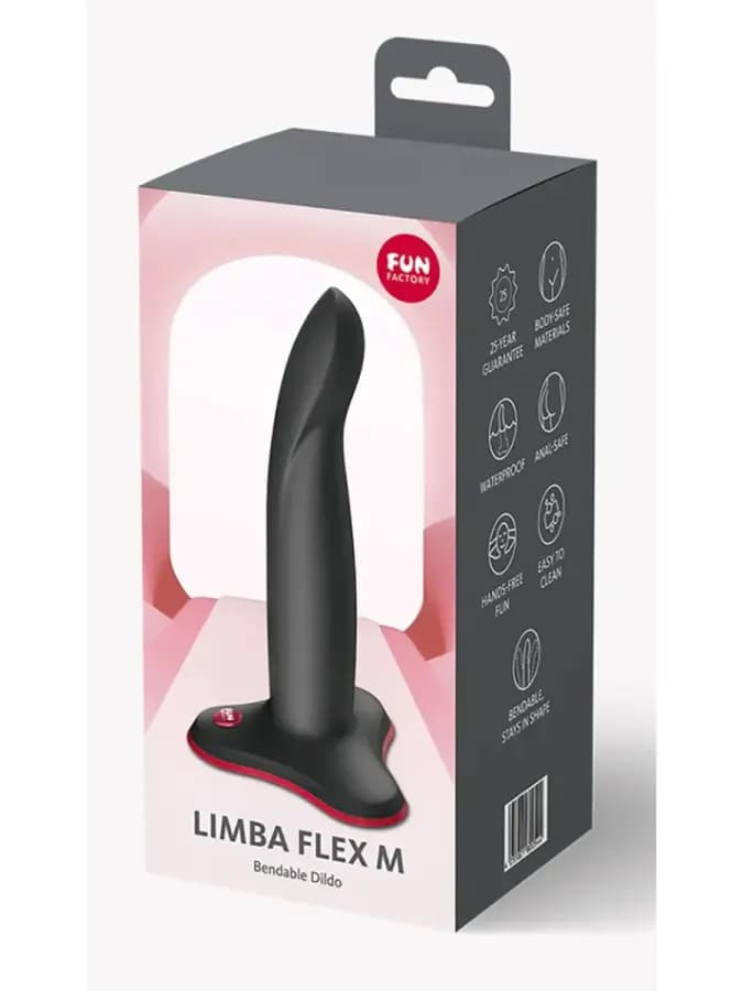 Фаллоимитатор Fun Factory Limba Flex M (18×3,2 см) — фото 3