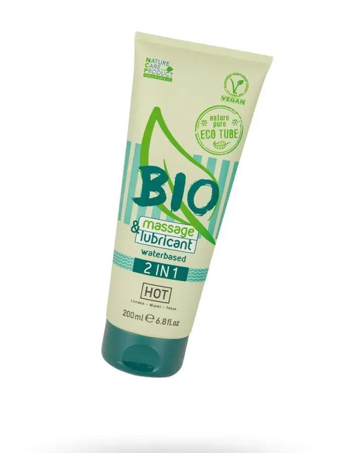 Массажный гель-лубрикант Bio 2-in-1 - 200 мл