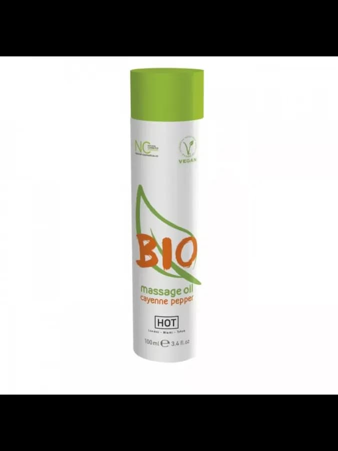 Массажное масло HOT BIO с экстрактом алое вера 100 мл