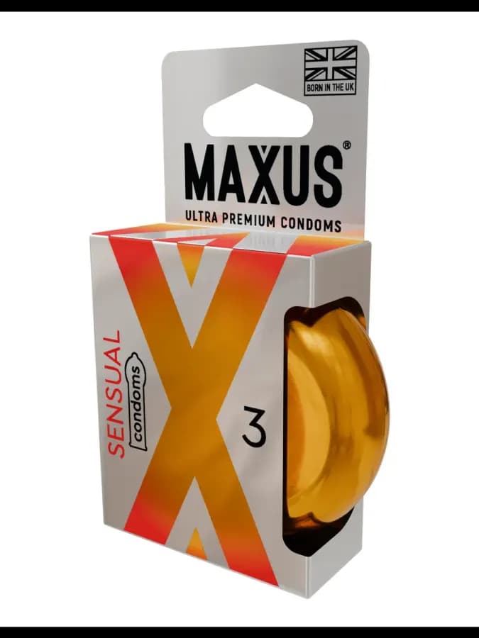 Презервативы MAXUS X-Edition Sensual, анатомическая форма, 3 шт — фото 2