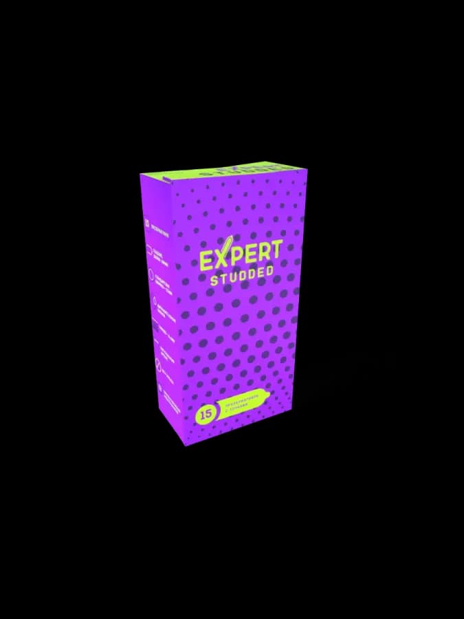 Презервативы EXPERT точечные 12шт. + 3 в подарок