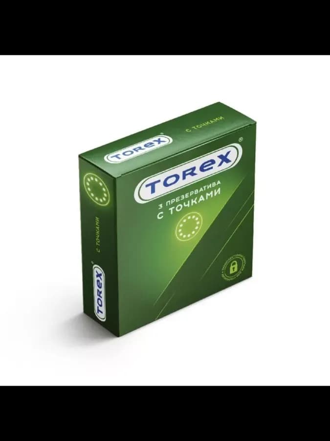 Презервативы с точками - TOREX 3 шт