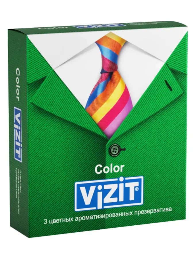 Презервативы Color 3 цветные