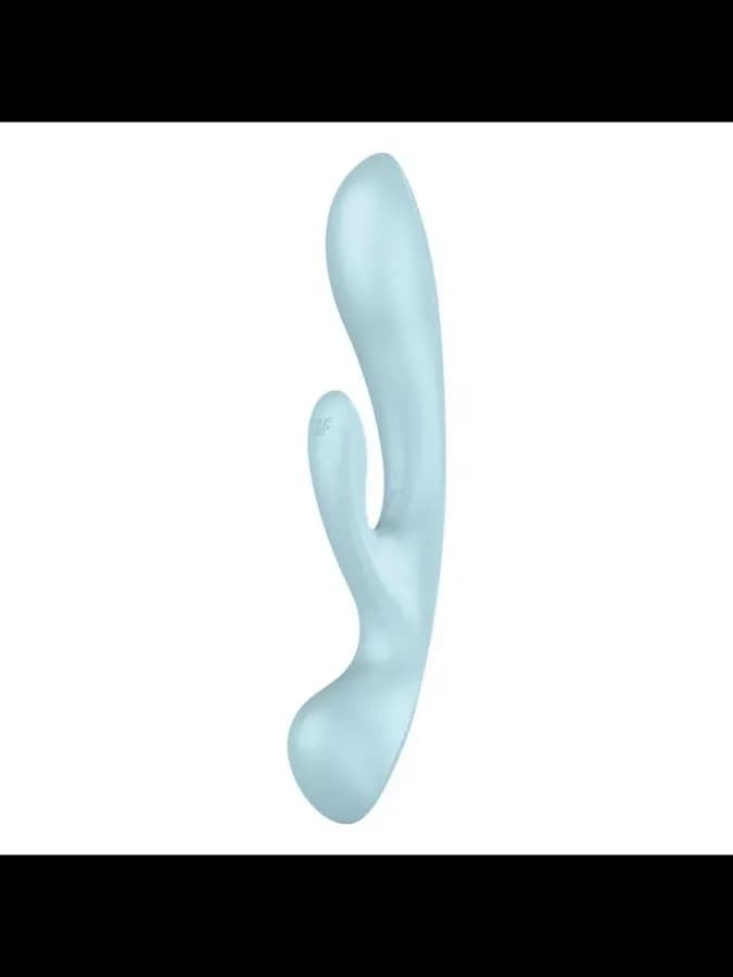 Вибратор-кролик Satisfyer Triple Oh светло-голубой