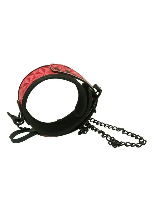 Ошейник БДСМ с поводком Luxury Fetish Collar With Leash