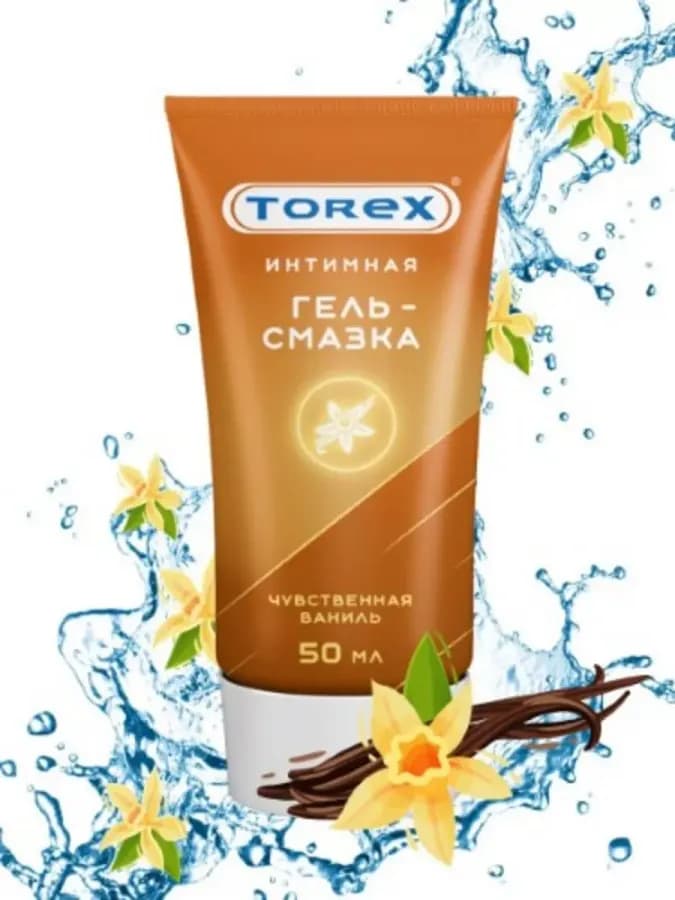 Гель-смазка TOREX Чувственная ваниль, туба, 50 мл