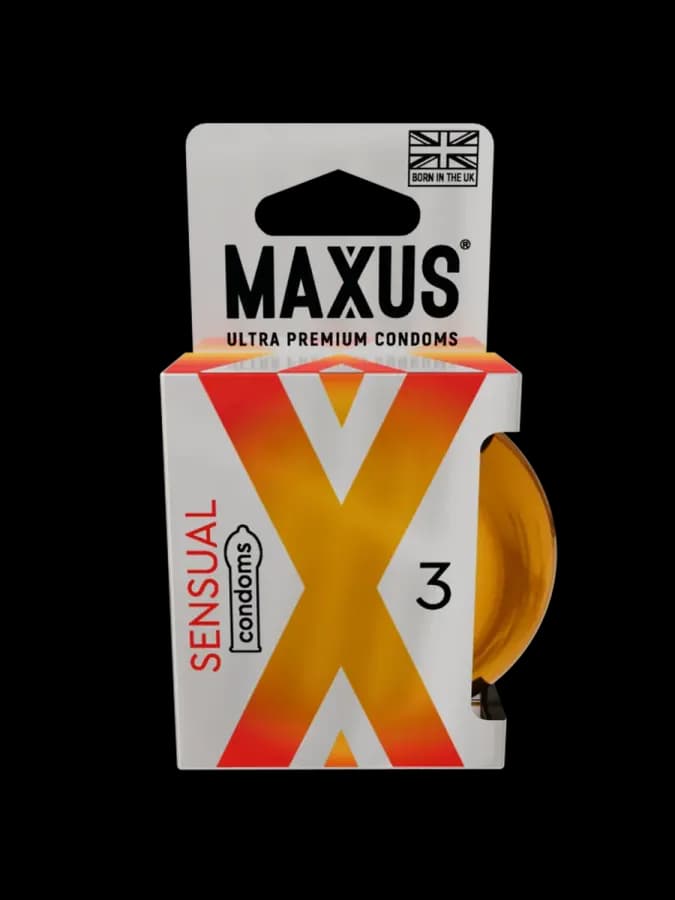 Презервативы MAXUS X-Edition Sensual, анатомическая форма, 3 шт