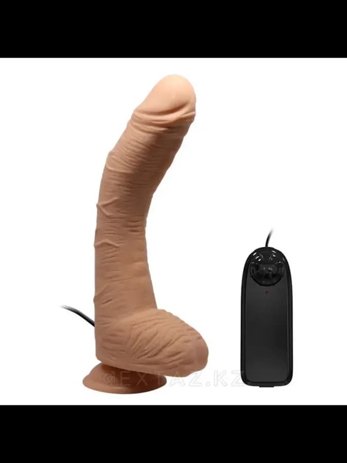Фаллоимитатор Beautiful Alex Dildo с вибрацией и пультом управления (28,2×5 см) светлый — фото 5