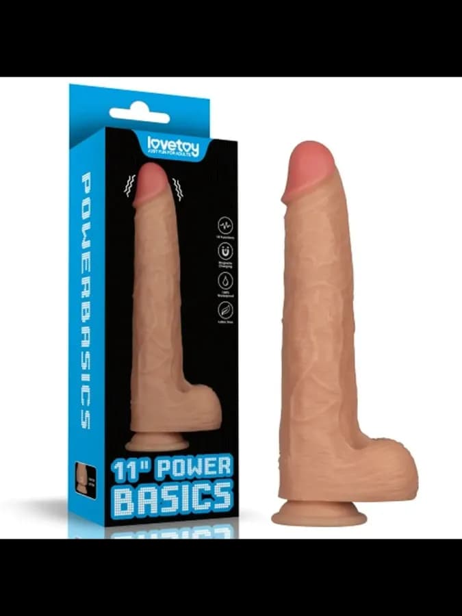 Вибратор реалистик Lovetoy Power Basics (17*5 см) — фото 4