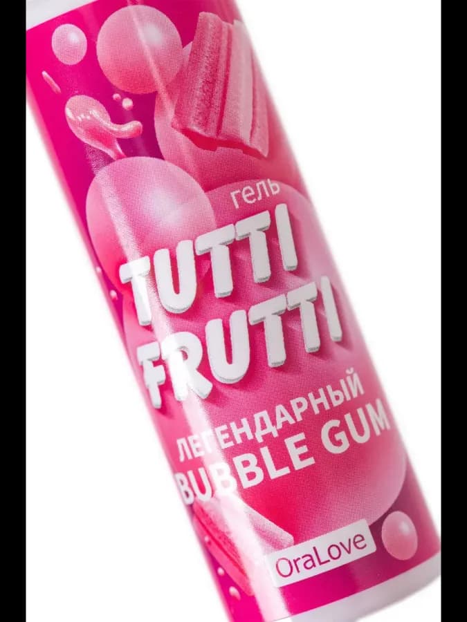 Съедобная гель-смазка Tutti-Frutti Бабл Гам 30 гр — фото 3