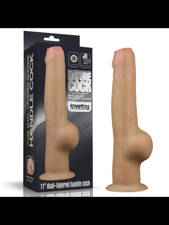 Фаллоимитатор KING SIZED с двойным покрытием Lovetoy (27*5,3)