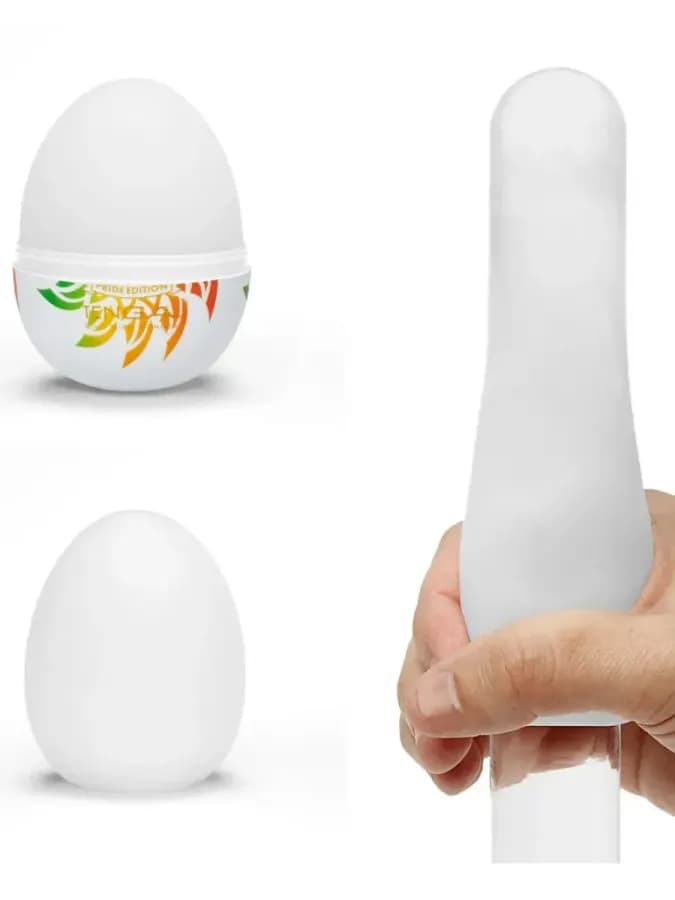 TENGA Egg Мастурбатор яйцо Shiny Pride Edition — фото 2