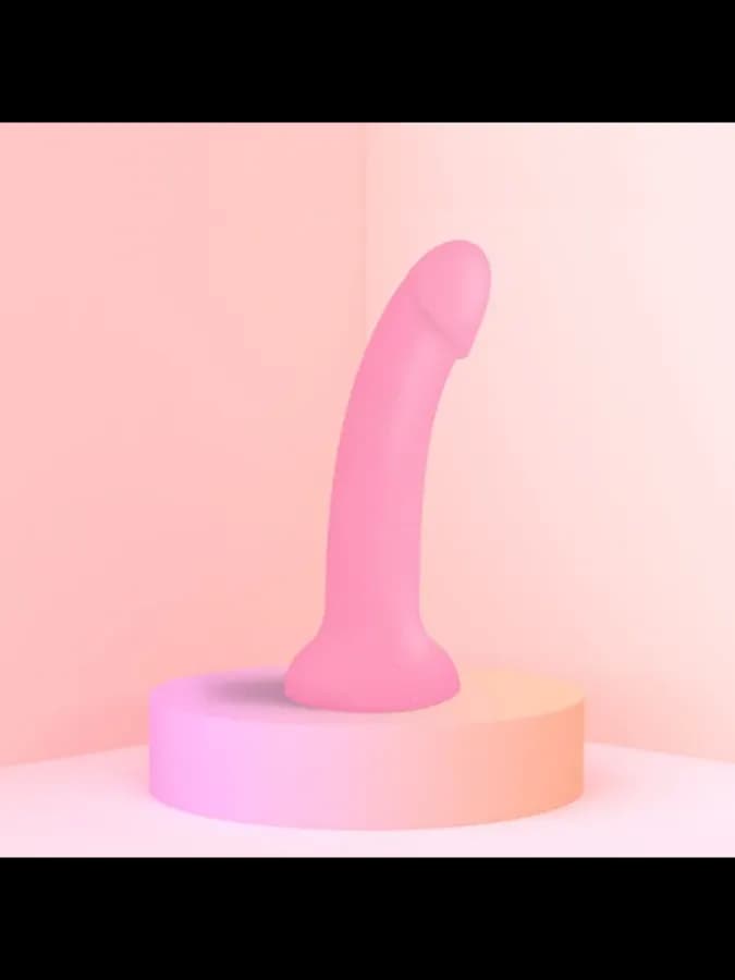 Фаллоимитатор из жидкого силикона Dildolls Glitzy - 17,6 см