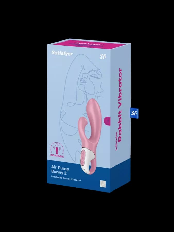 Вибратор-кролик Air pump bunny Satisfyer розовый — фото 3