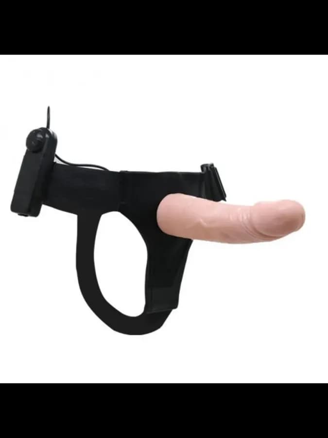 Страпон черный Ultra Passionate harness