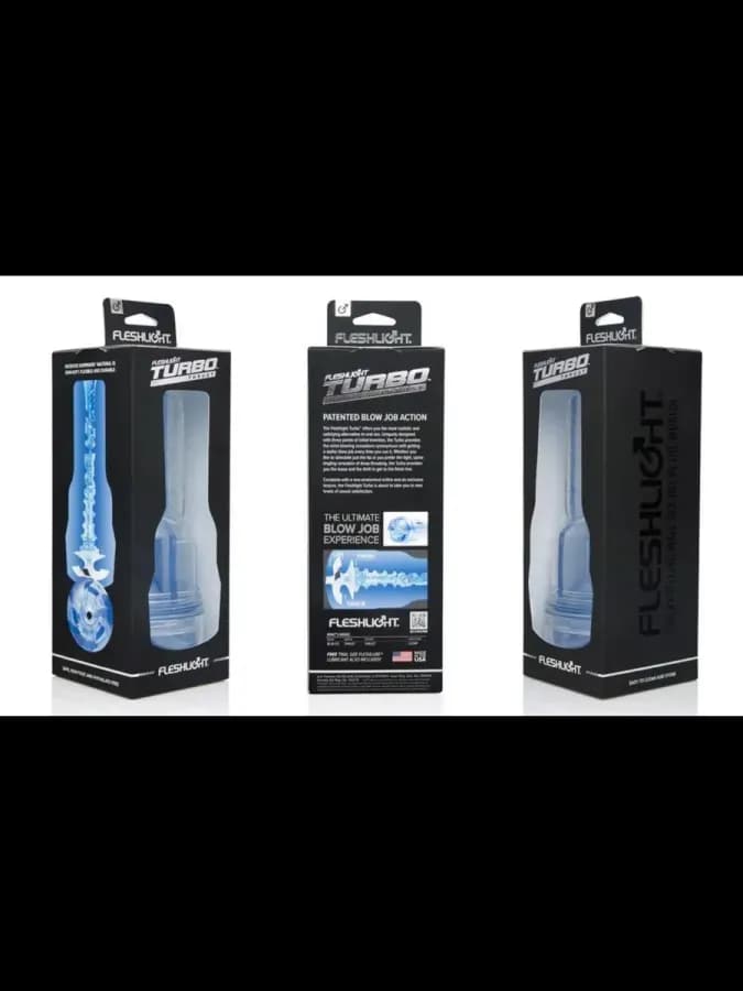 Мастурбатор Fleshlight Turbo Thrust (голубой лёд)