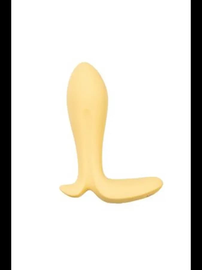 Анальный виброплаг Satisfyer Intensity Plug желтый (Connect App)