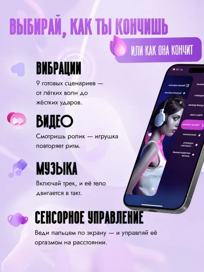 Вакуумное виброяйцо, вибратор с дистанционным управлением
