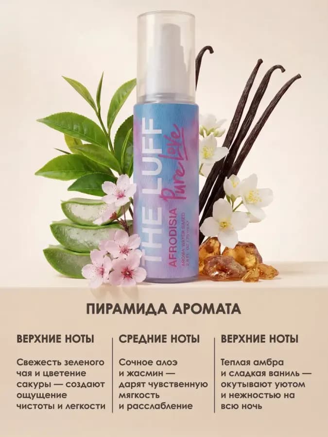 Интимная смазка афродизиак Pure Love Сакура Жасмин Алоэ