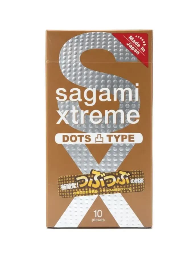 Sagami Xtreme Feel Up 10 шт. Презервативы анатомической формы с рельефной текстурой