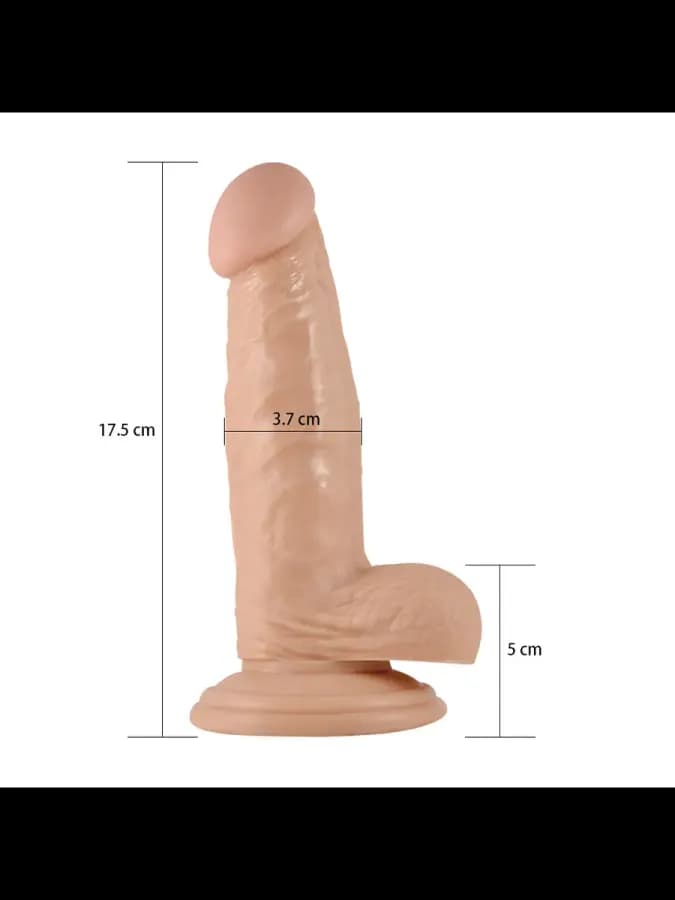 Фаллоимитатор на присоске Lovetoy Real Extreme (17,5*3,7) — фото 4