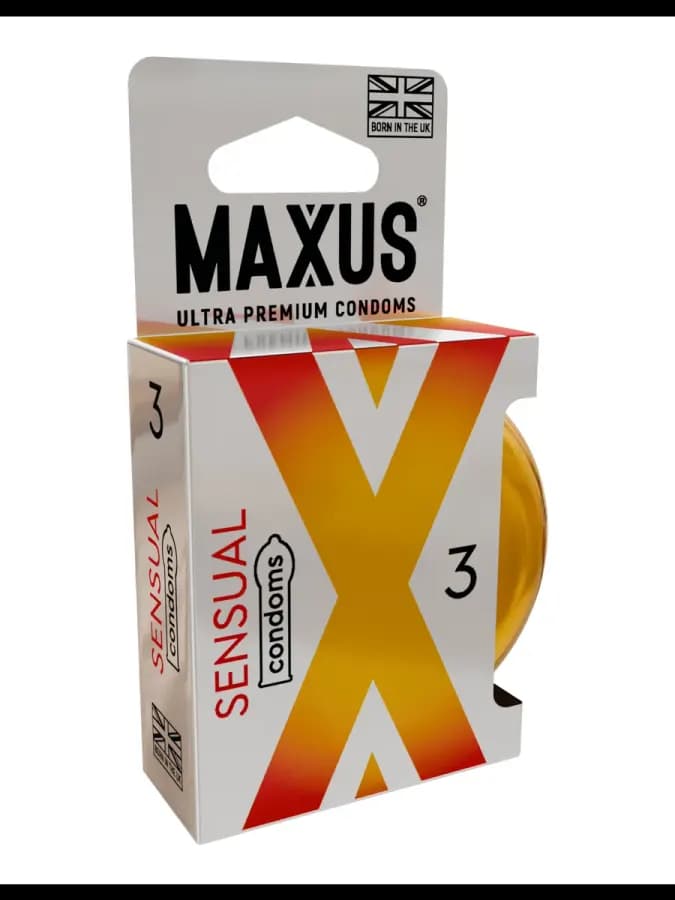 Презервативы MAXUS X-Edition Sensual, анатомическая форма, 3 шт — фото 3