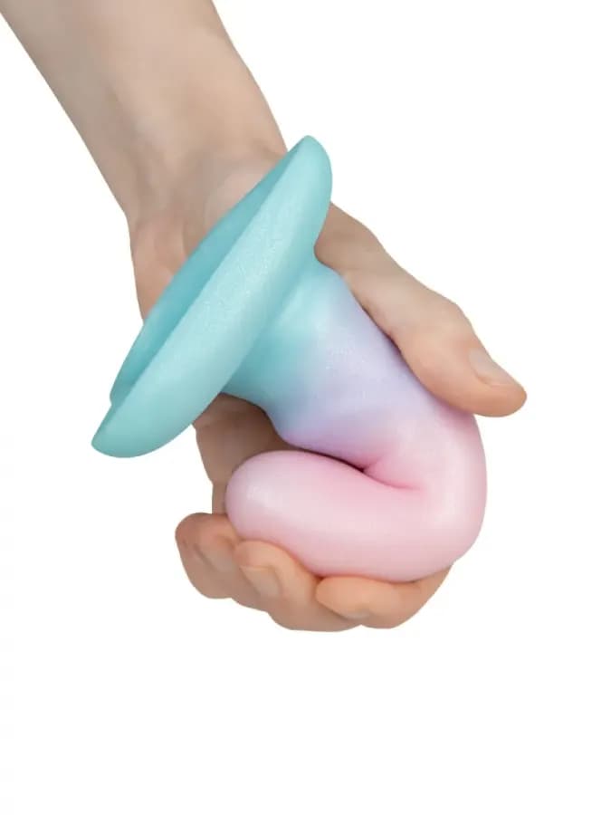 Нереалистичный дилдо Unicorn Mini Light (12,5*3,5 см)